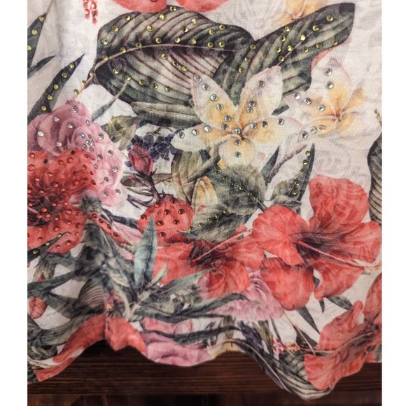 Laura Petites Floral Top-Women's Large - Picture 5 of 7